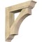 Ekena Millwork Westlake Traditional Rough Sawn Bracket w/ Offset Brace, Douglas Fir, 8"W x 36"D x 36"H BKT0806X36X36WTL01RDF - alternate 1
